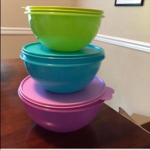 Tupperware Other - Tupperware 3 pc bowl set